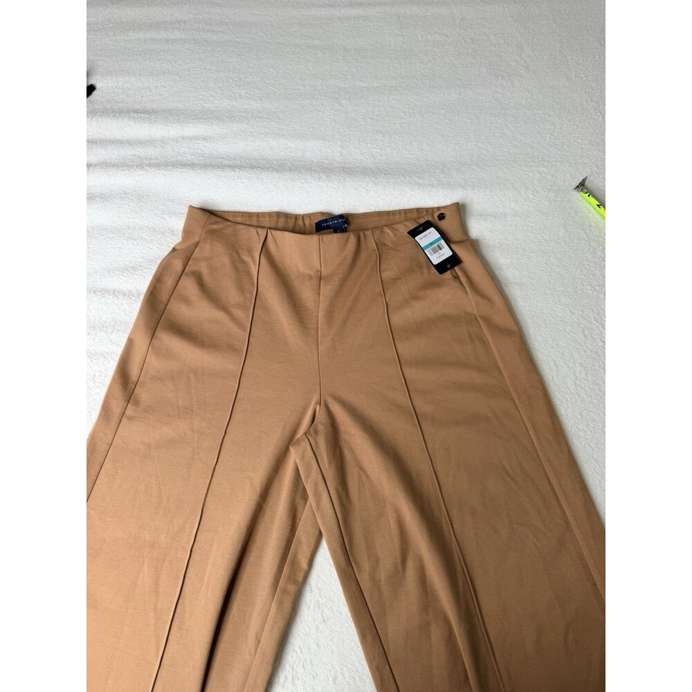 tommy hilfiger women wide leg pants,pull On,brown Size 16 - Picture 8 of 14